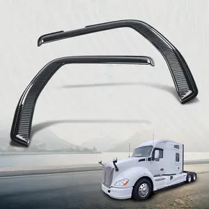 Fit For 2012-2018 Kenworth T680 T880 Window Visors Windows Deflector Rain Guards