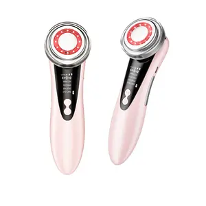 Electric Facial Massager, 4 Modes Colorful Light Beauty Instrument, Facial Cleansing Instrument, Personal Care Appliances for Women, Face Lifting Device