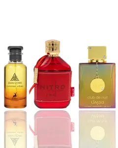 Men's Cologne 3-Piece Bundle - Jean Lowe, Summer Vibes, Nitro Red, Untold Fragrances