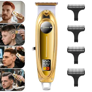 Professional Hair Clipper Set, 1 Box Electric Hair Trimmer, Cordless Rechargeable Clippers & Accessories, Hair Cutting Kit for Men, Ideal for Stylists, Barbershop, Salon & Home Use