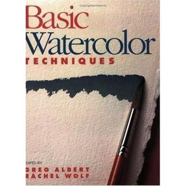 Used Paperback Book - Basic Watercolor Techniques, Watercolor Tutorials for Beginners with Comprehensive Step-by-Step Instruction, Good North Light Guidance (Humanities & Social Sciences, History & Culture Category), English