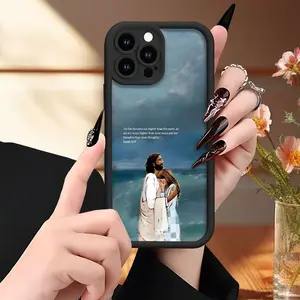 Jesus Embracing Believers by the Seaside – Bible Verse-Themed Phone Case, High Quality Protective Phone Case, Suitable for iPhone 17/16/15/14/13/12/11 Pro, Plus, Pro Max, Mini, X, XS,XSMAX, XR and Other Series, Shockproof, TPU Material.
