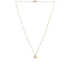 Jenny Bird Monogram Pendant Necklace in Gold