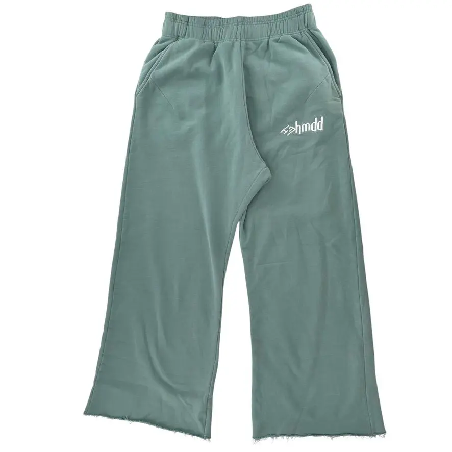 991642 HMDD Teal Logo Wide Leg Sweatpants