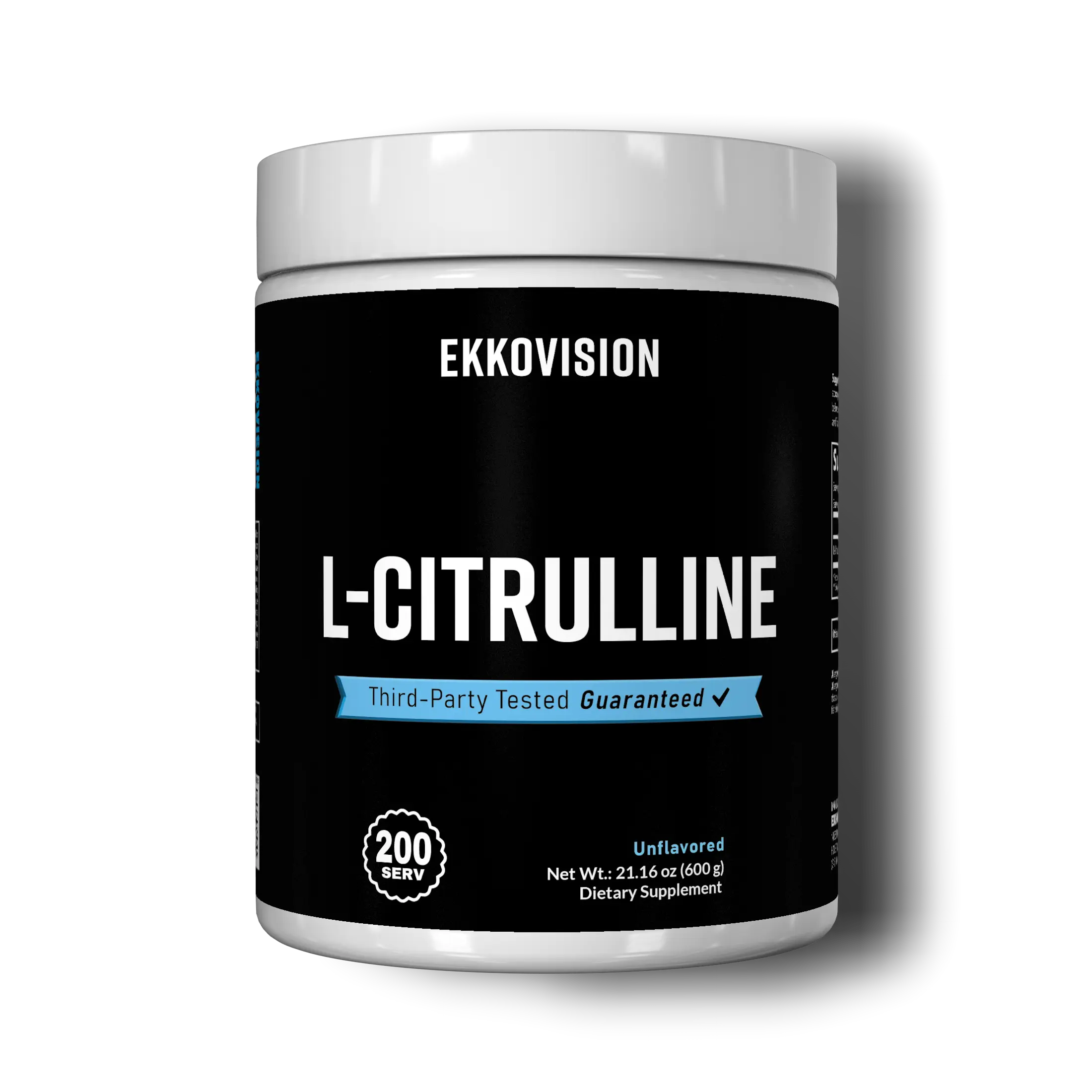 EKKO L-Citrulline Powder | 200 Servings | 3rd Party Tested Healthcare Vitamin Dietary Supplement