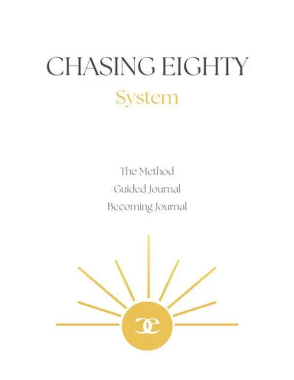 The Chasing 80 System Printed Book, Career & Self-Help Guide for Personal Growth (Humanities & Social Sciences Category)
