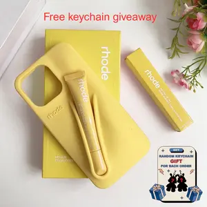 Lemontini Rhode Silicone Lip Balm Holder Phone Case + FREE Random Keychain Giveaway, Viral Lip Tint Must Have