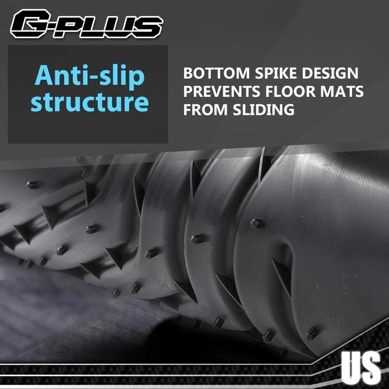 Car Floor Mats Fit For 21-24 Jeep Wrangler 4XE Hybrid Rubber TPE All Weather