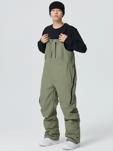 YEEFINE Men's Waterproof Ski Bibs Winter Snow Pants Overalls Snowboarding Pant for Outdoor Sports