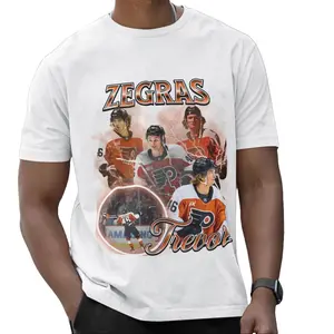 Trevor Zegras Vintage 90s Flyers Hockey Retro Bootleg Classic Graphic Unisex T-Shirt