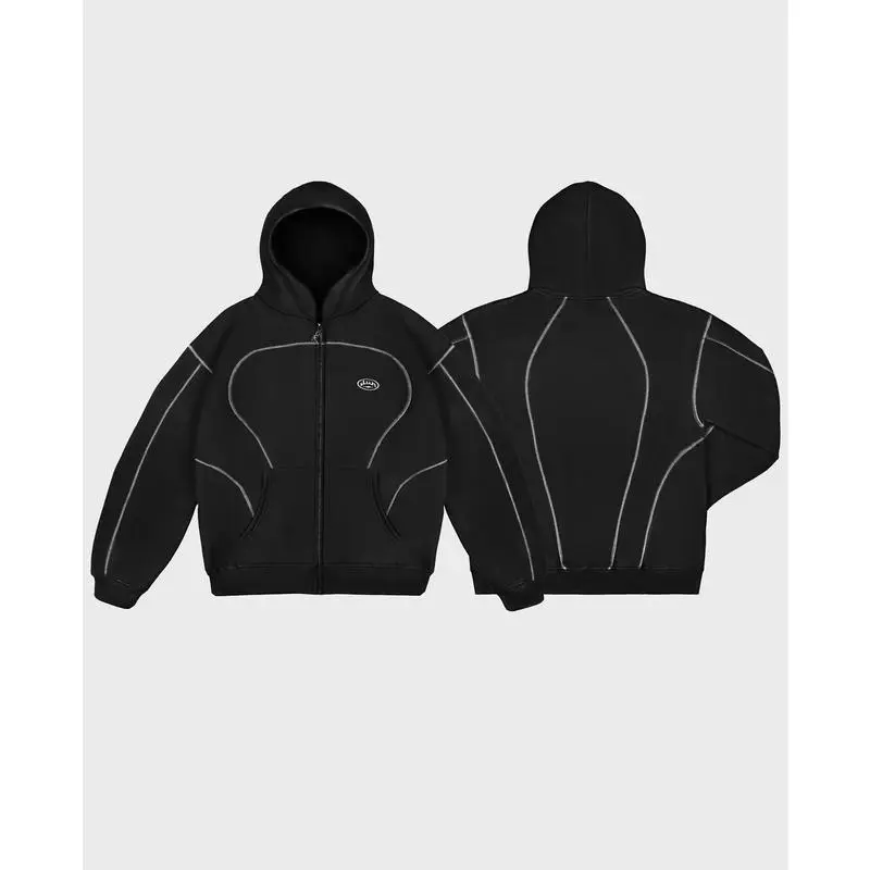 Black Zipper Sweater