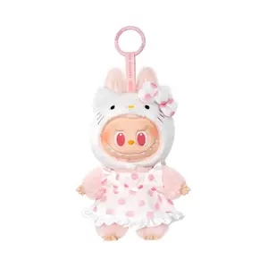 CONFIRMED Pop Mart The Monsters (Labubu) x Hello Kitty and Friends Series Vinyl Plush Pendant Open Box - Hello Kitty