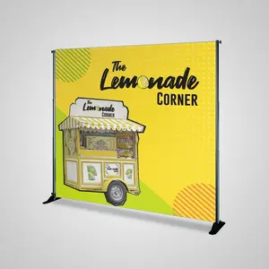 Banners with Custom Backdrops for Events