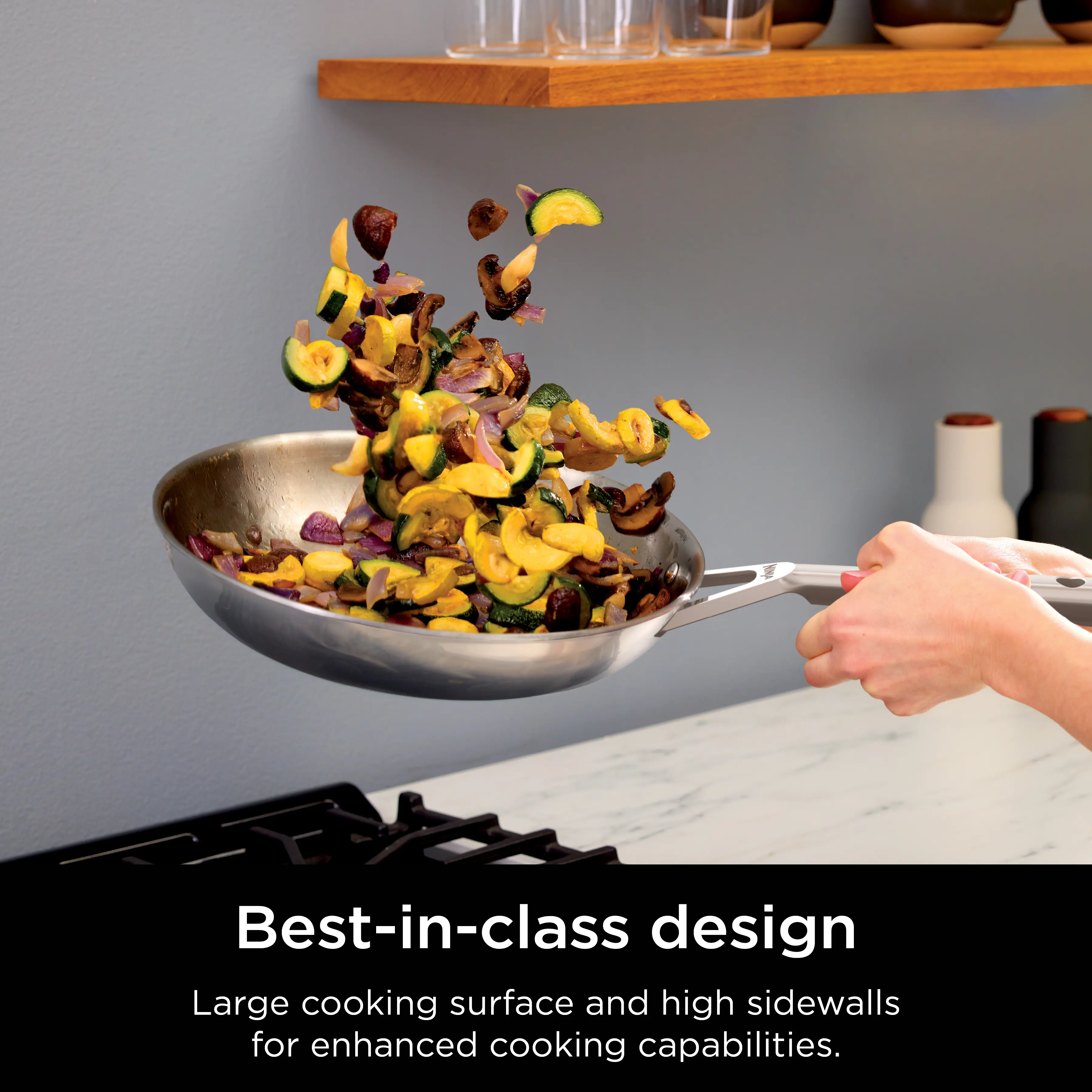 Ninja EverClad Commercial-Grade Stainless Steel Cookware 7-Piece