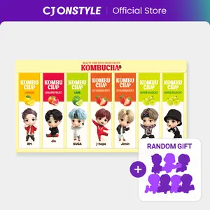 BT Damtuh Kombucha Full Member Set (+7 Random Keyrings) Beverage Drink Fruity