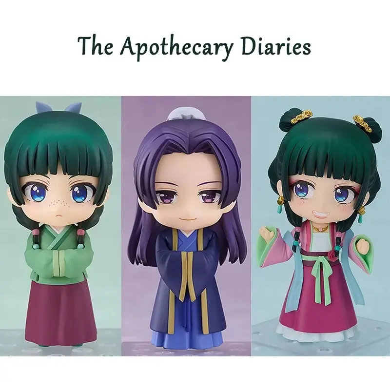 Q Version Cute Anime The Apothecary Diaries Maomao 2288 3640 Figure Jinshi 2372 Action Figurine Collectible Model Doll Set Toy