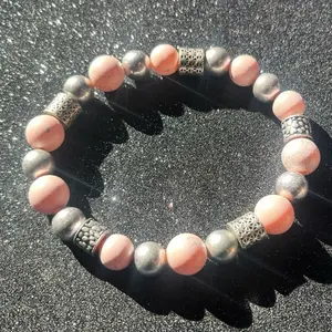 Pink & Sliver Bracelet
