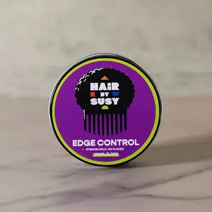 Hairbysusy Edge Control Gel - Strong Hold No Flakes 48 Hour Hold Flawless Scented Haircare
