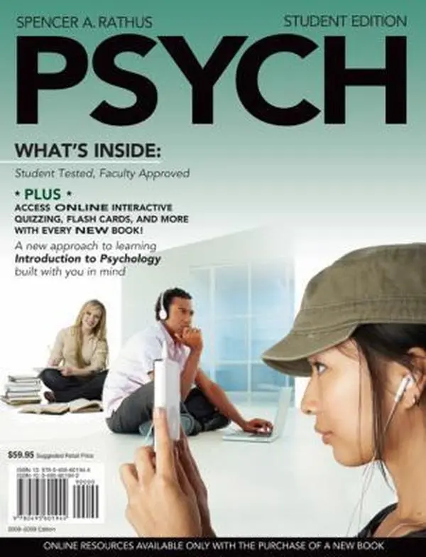 USED Book - PSYCH + Review Cards + Pass Code by Spencer A. Rathus (Paperback) - english
