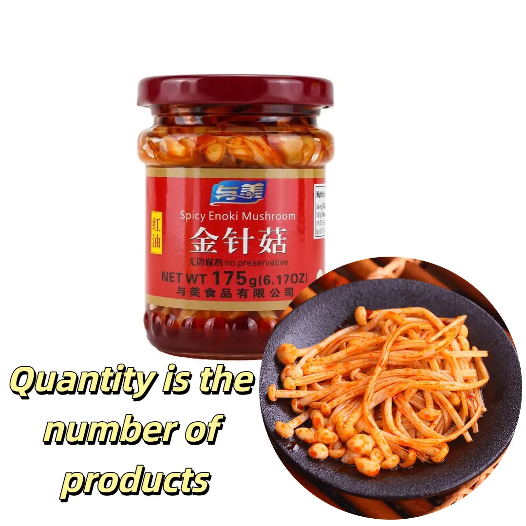 Yumei Spicy Enoki Mushrooms 6.17 oz