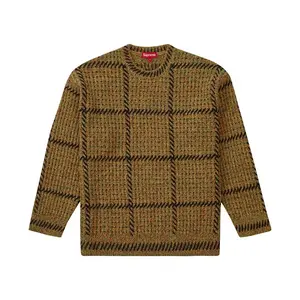 Supreme Quilt Stitch Sweater Yellow (men) by StockX