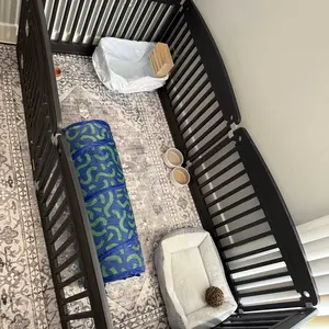 Dog Playpen with Door Puppy Playpen Dog Play Pen Indoors Pet Fence for Puppies Small Dogs Secure and Spacious Design