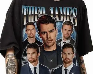 Retro 90s Theo James Bootleg TShirt, Vintage Theo James 90s Homage Shirt, Theo James Vintage Movie Rap Tee Gift for Men and Women