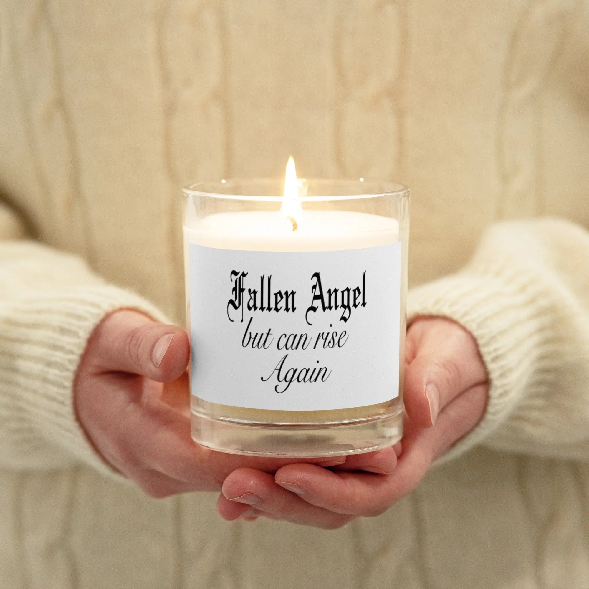 Angel Glass soy wax candle