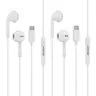 Type C Wired Earphones for iPhone 18/17/16/15 Series Galaxy S26 S25 S24 S23, Google Pixel 11/10/9, In Ear USB C Earbuds [Microphone & Volume Control] Plug & Play Wired Headphones Audio Earplugs-Halloween Gifts