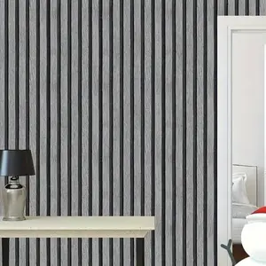 3D Wood Grain Wall Panel, Self-Adhesive Thick Foam Wallpaper, Textured Design, Easy Clean and Install, Home Decoration