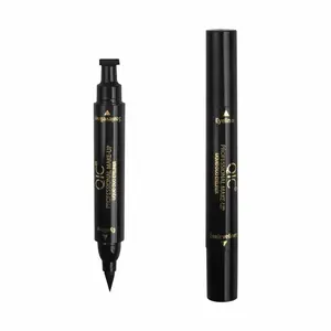 2in1 Winged Stamp Eyeliner Waterproof Makeup Cosmetic Eye Liner Pencil Liquid US