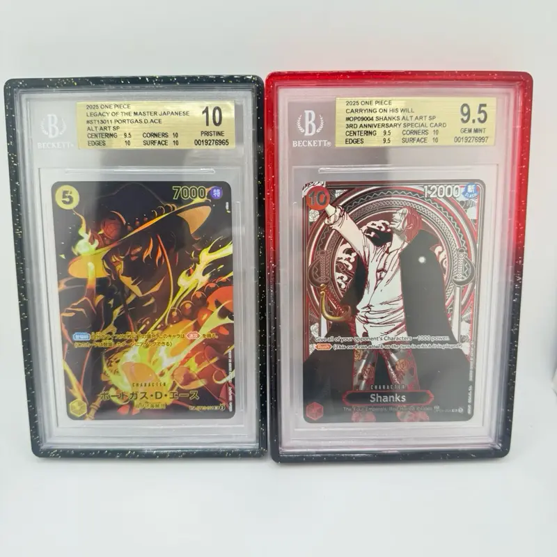 BGS Slab Guard w/ Backplate – Premium TPU Bumper Case for Beckett Graded Cards