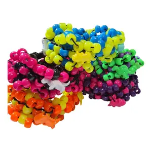 Kandi Mini Rotator Cuff with Mini Dinosaurs Handmade-to-Order Neon Colors