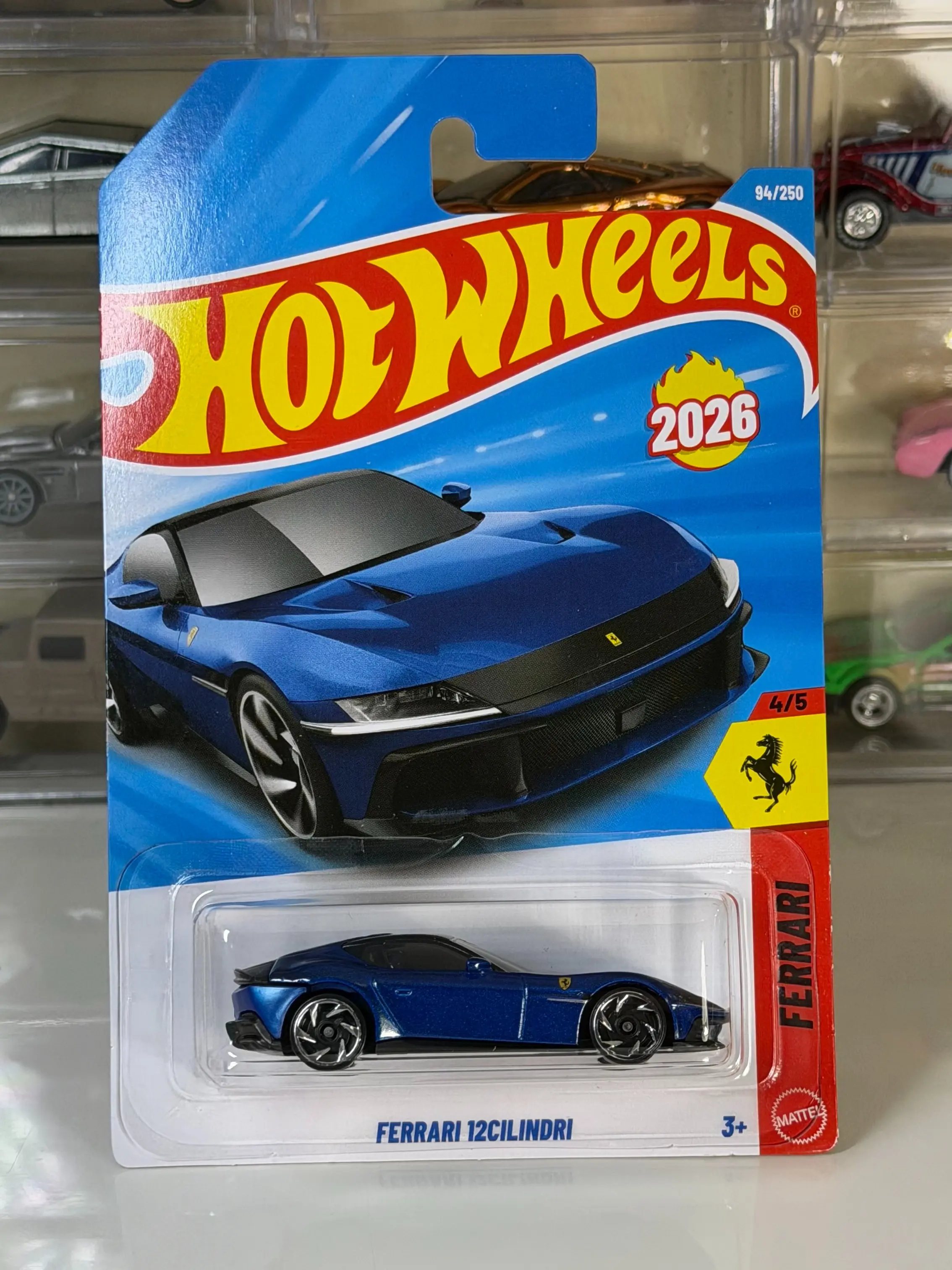 Hot Wheels Ferrari 12 Cilindri Blue JJL37 Ferrari Mainline
