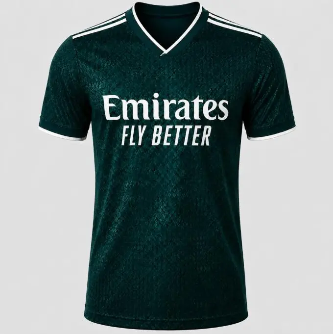 [FULL LOGO] - Unisex REAL 2026/27 Away Football Jersey | Green Replica Soccer Shirt - Personalized on Request