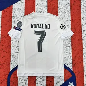 15-16 home Champions League long and short-sleeved soccer jersey No. 7 Ronaldo