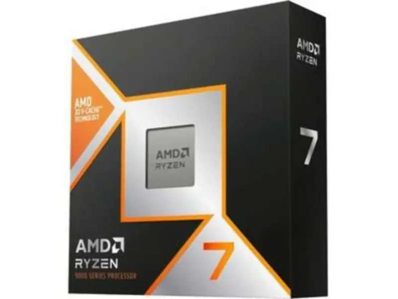 AMD 100-100001084WOF AMD Ryzen 7 9800X3D 4.7 GHz Eight-Core AM5 Processor