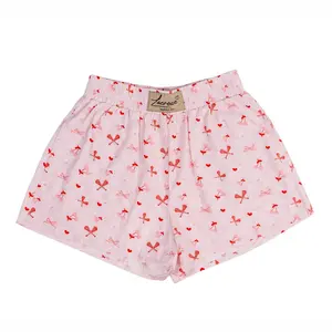 Pink Cherries & Sticks Boxer Shorts