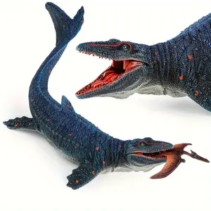 Mosasaurus Dinosaur Toy Figure Realistic Ancient Sea Monster Educational Model Birthday Cake Christmas Gift la ferme