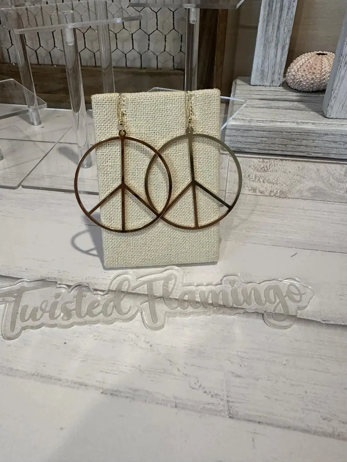 Peace Earrings