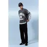 Pacsun Men's Black Johnny Fleece Straight Sweatpants