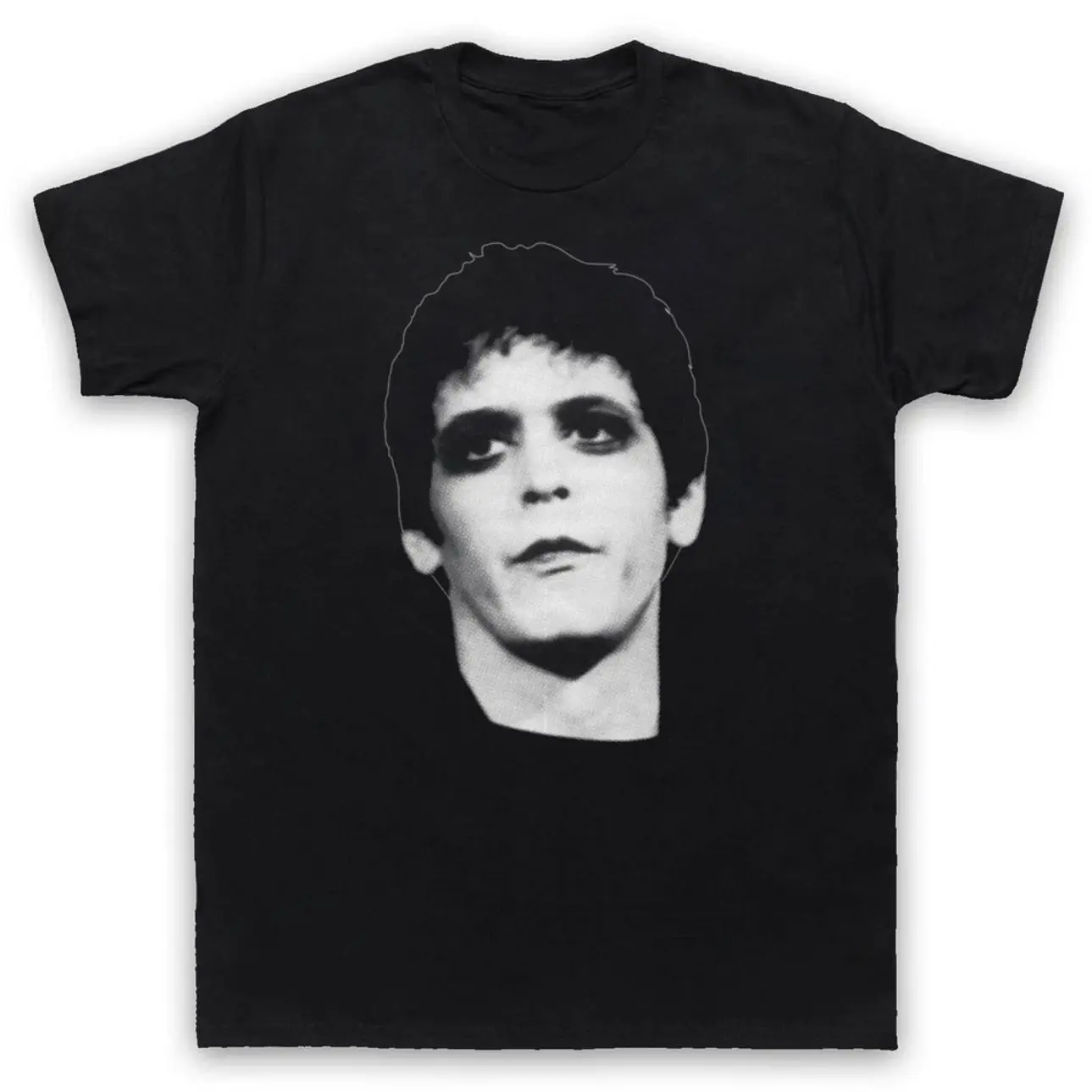 LOU REED FACE VELVET ROCK UNOFFICIAL UNDERGROUND ROCK MENS & WOMENS T-SHIRT P