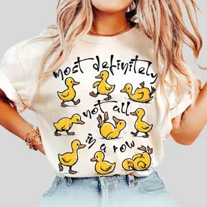 Funny Ducks Not All In A Row Shirt, Sarcastic Snarky Duck Sweatshirt, Cute Mental Health Mom Tee, Trendy Mama Gift, Mother's Day