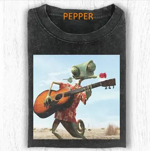 Rango Graphic T-Shirt, Rango Movie Character Shirt, Retro Western Animation Tee, Vintage Rango Shirt, Unisex Menswear Womenswear Top, Movie Fan Apparel