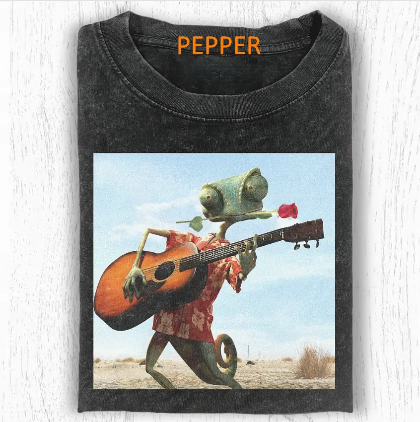 Rango Graphic T-Shirt, Rango Movie Character Shirt, Retro Western Animation Tee, Vintage Rango Shirt, Unisex Menswear Womenswear Top, Movie Fan Apparel