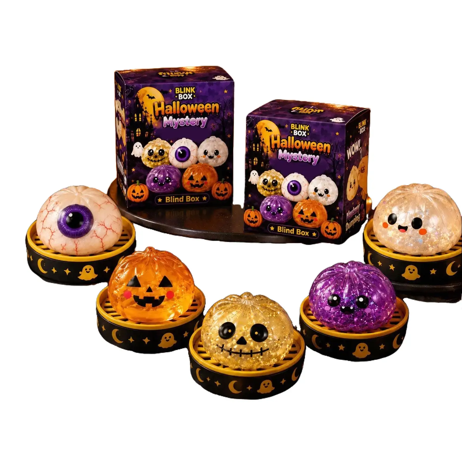 Ghost Grip Trainer - Cute Squishy Ball for Arm Workout, Anxiety Relief & Hand Rehabilitation, Slow-Rise Foam Fidget