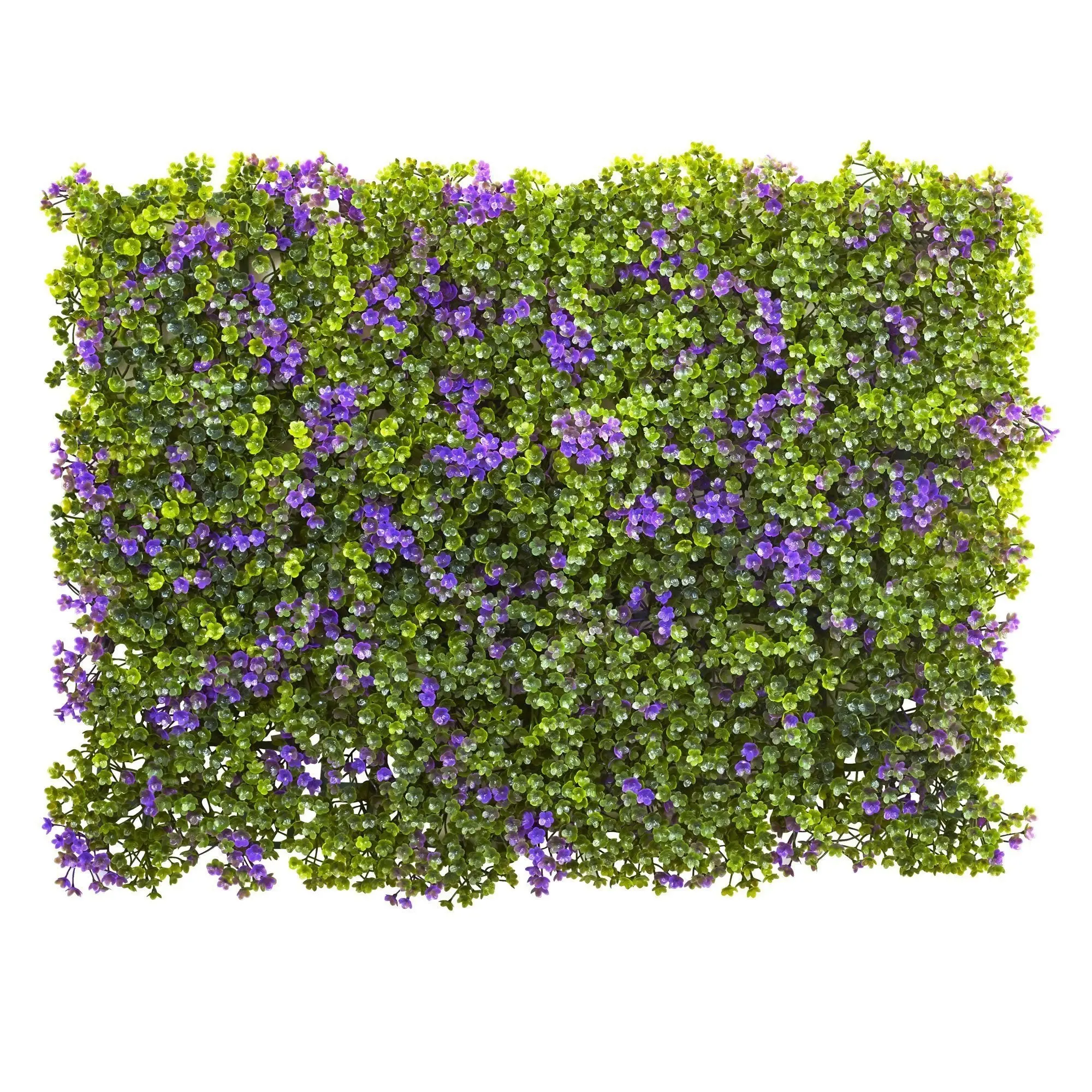 12-Pack 6"x6" Vibrant Faux Flowers Synthetic Clover Mat, Decorative Floral Arrangement Artificial Plants, Greenery Artificial Plants for Botanical Aesthetic Home Decor