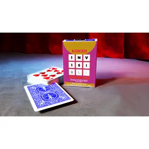 Bicycle Invisible Deck Bicycle Mandolin Blue Trick Cards with Detailed Instructions by Daryl & Joshua Jay for Magic Tricks
