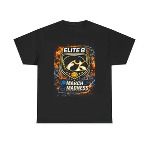 Iowa Hawkeyes Elite 8 Basketball Tee | March Madness Fan Shirt