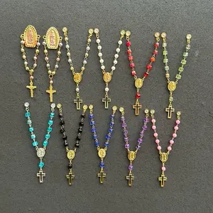 Virgen/San Judas/Cristo Chain Pins